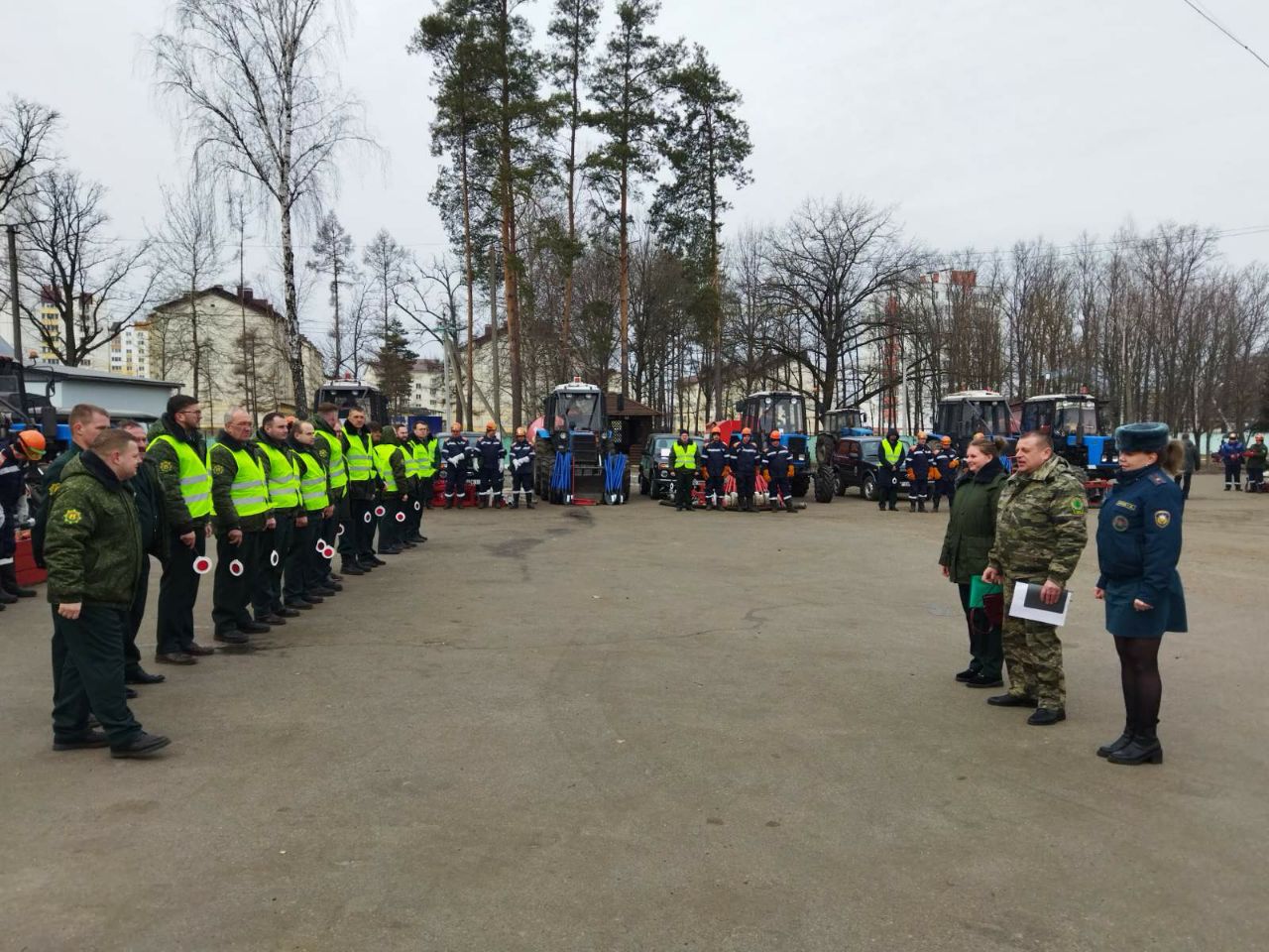 В Калинковичском лесхозе состоялся смотр готовности сил и средств  государственной лесной охраны к пожароопасному сезону 2024 года. -  Калинковичское районное объединение профсоюзов